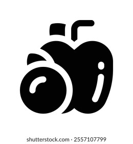fruit icon. vector glyph icon for your website, mobile, presentation, and logo design.