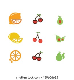 Fruit Icon Vector Illustration