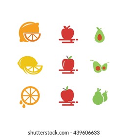 Fruit Icon Vector Illustration