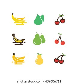 Fruit Icon Vector Illustration