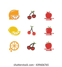 Fruit Icon Vector Illustration