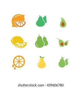 Fruit Icon Vector Illustration