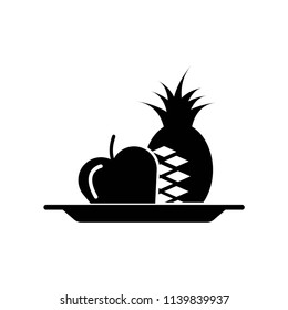 Fruit icon vector icon. Simple element illustration. Fruit symbol design. Can be used for web and mobile.