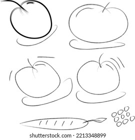 fruit icon with white background