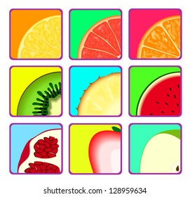 Fruit icons