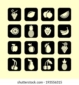 Fruit icons