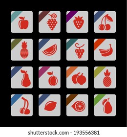 Fruit icons