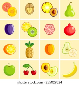 Fruit icons