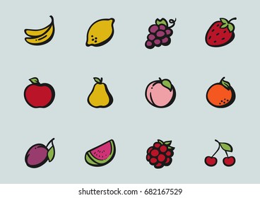 Fruit Icons 