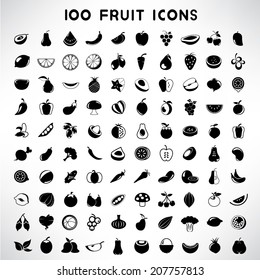 Fruit Icons Set