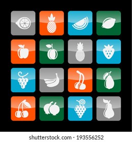 Fruit icons for web