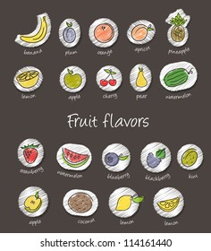 Fruit illustration doodle
