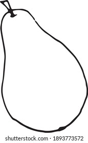 Obstgrafik in Vektorgrafik. Einfach, realistisch 