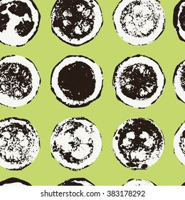 Fruit imprint seamless pattern.
