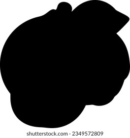 fruit isolated vector silhouette icon
