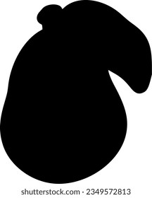 fruit isolated vector silhouette icon