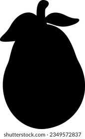 fruit isolated vector silhouette icon