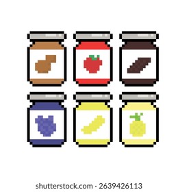 FRUIT JAM 8 BIT PIXEL ART