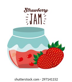 fruit jam design, vector illustration eps10 graphic 