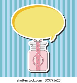 fruit jam theme elements vector,eps