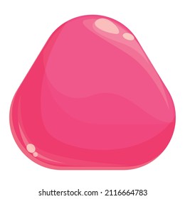 Fruit jelly icon cartoon vector. Gummy candy. Sweet bear