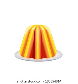 fruit jelly vector