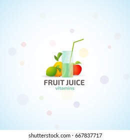 Fruit Juice, apple, pear, lime, vitamins.