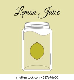 fruit juice bottle design, vector illustration eps10 graphic 