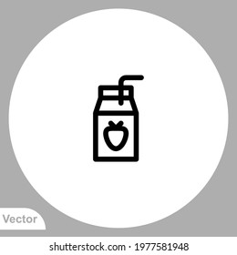 Fruit juice icon sign vector,Symbol, logo illustration for web and mobile