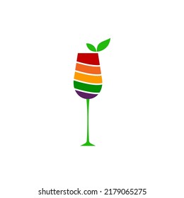 Fruit Juice Logo Design Element.eps 10