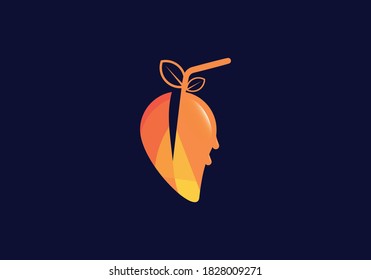 Fruit juice logo design fresh drink logo