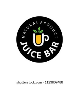 Fruit juice logo. Fresh drink logo