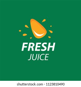 Fruit juice logo. Fresh drink logo