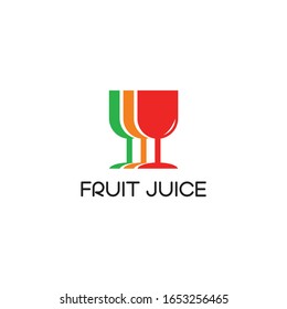 Fruit Juice Logo Simple Templates and Vector