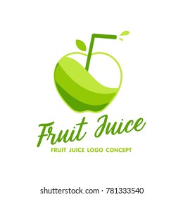Fruit Juice Logo Vector