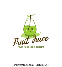 Fruit Juice Logo Vector