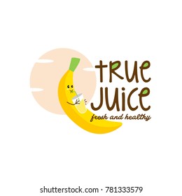 Fruit Juice Logo Vector