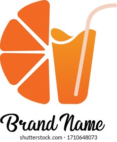 Fruit juice lover. Orange juice. Food and soft drinks cafe
