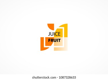 Fruit Juice Slices Logo