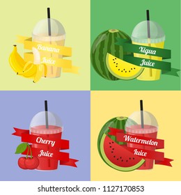 Fruit Juice Vector
