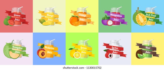 Fruit Juice Vector
