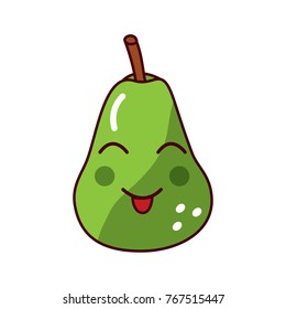 fruit kawaii icon image 