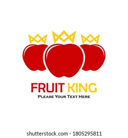 Vorlage für das Obstkrautlogo. geeignet für Obstvermittlungsdienst, gesund, Lebensstil usw.