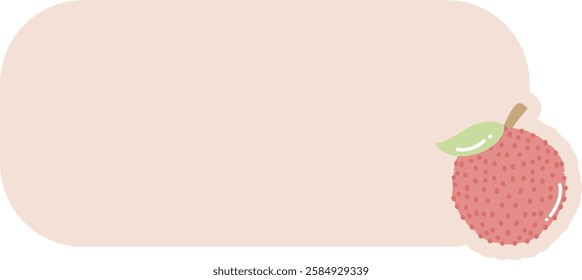 Fruit Label Cute Name Tag