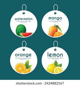 Fruit label sale design for promotions
