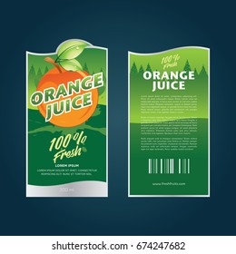 fruit label Template