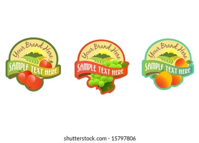 Fruit labels