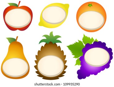 fruit labels stickers