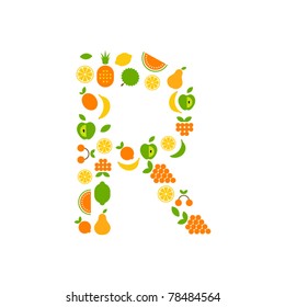 Fruit letter