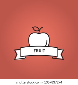 FRUIT LINE ICON SET